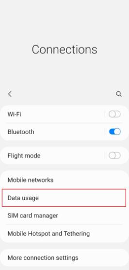 Ability to save data in Android (Data Saver)