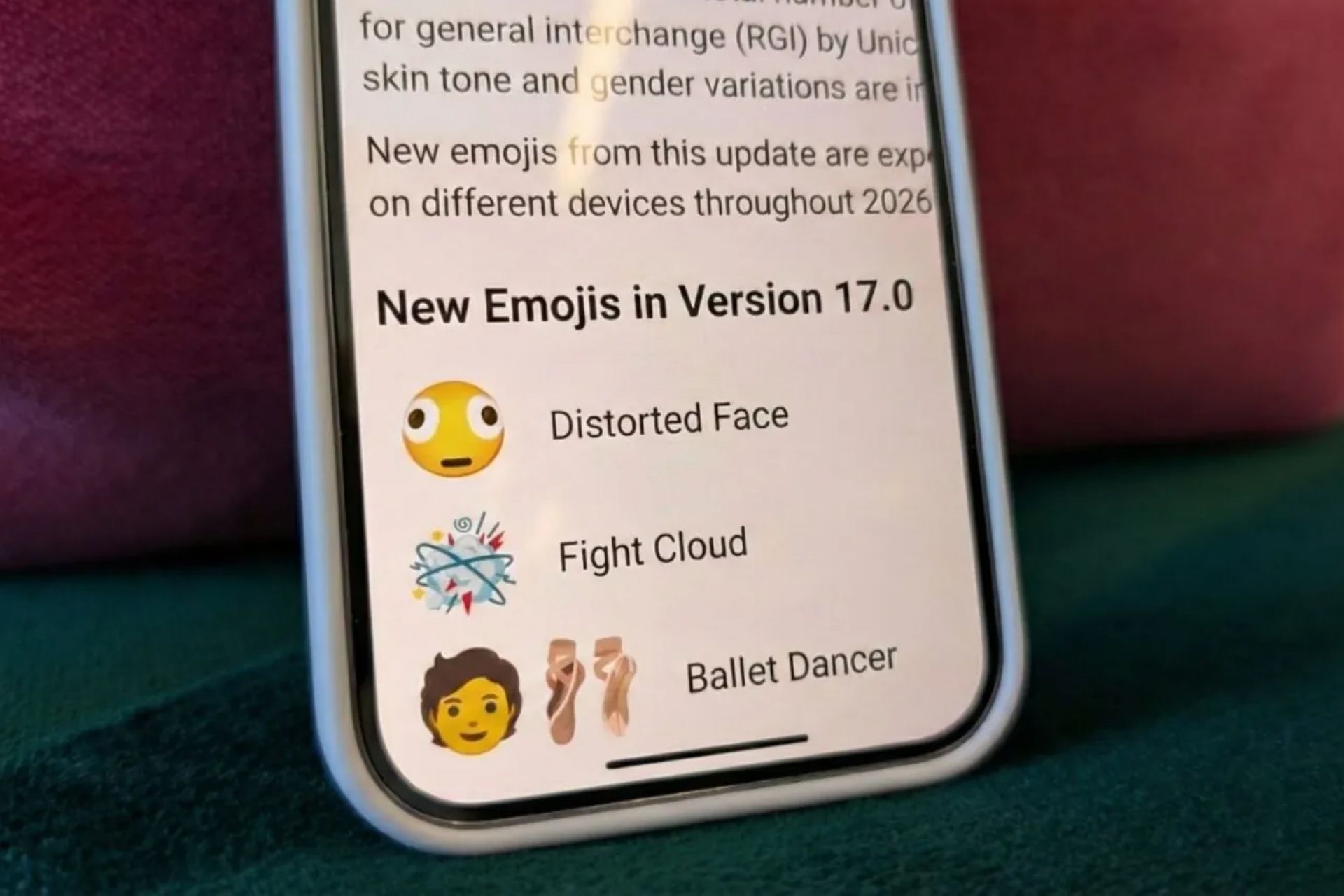 ایموجی‌های جدید اندروید ۱۶