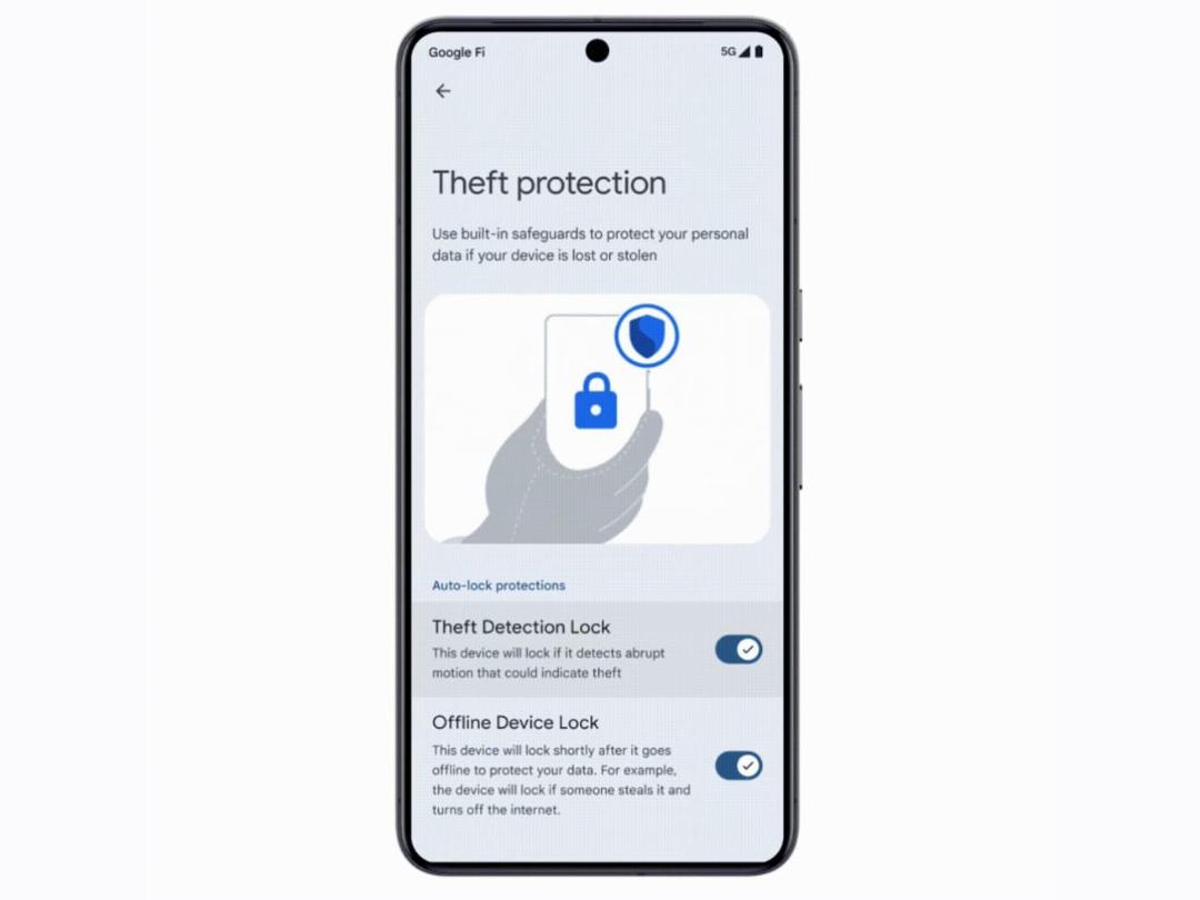 قابلیت تشخیص سرقت در سیستم عامل اندروید