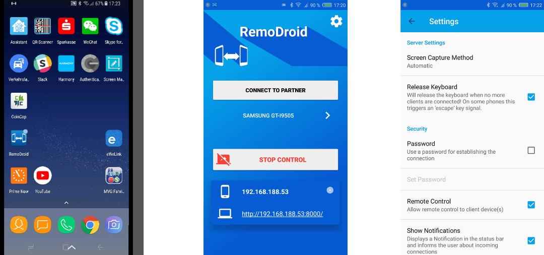 اسکرین شات محیط اپلیکیشن Inkwire Screen Share
