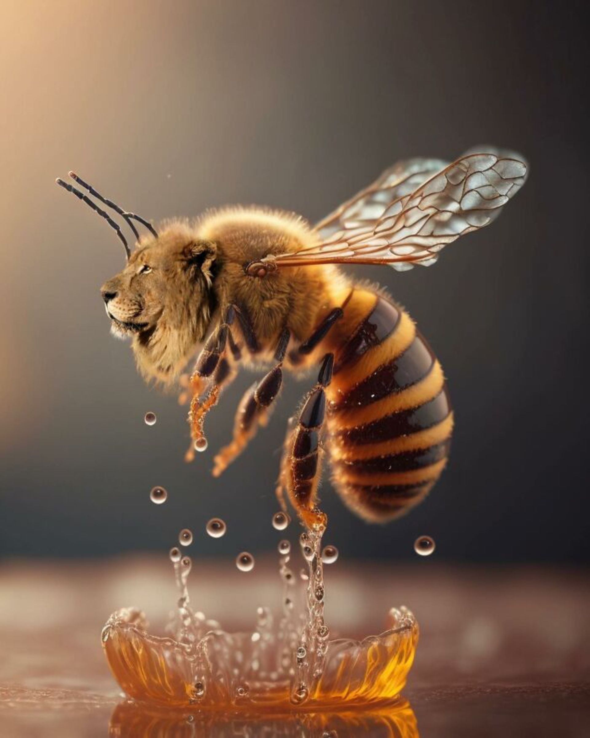 حیوان هیبریدی - شیر زنبور