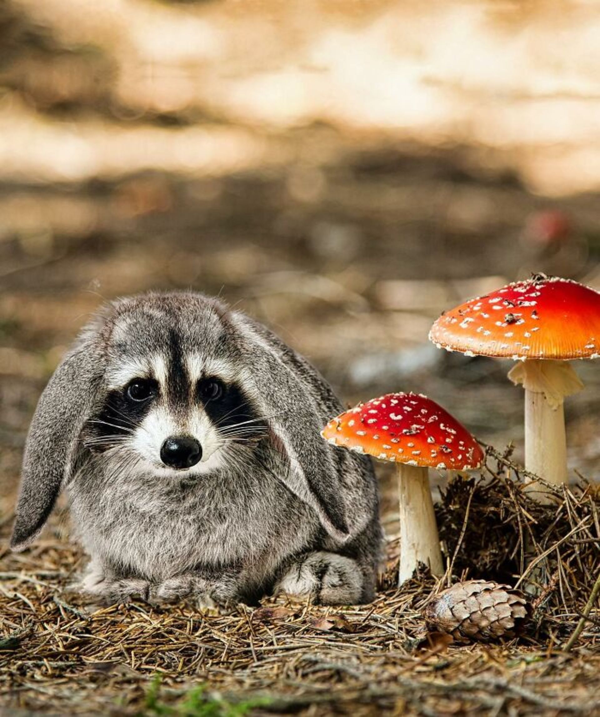 حیوان هیبریدی - خرگوش راکون