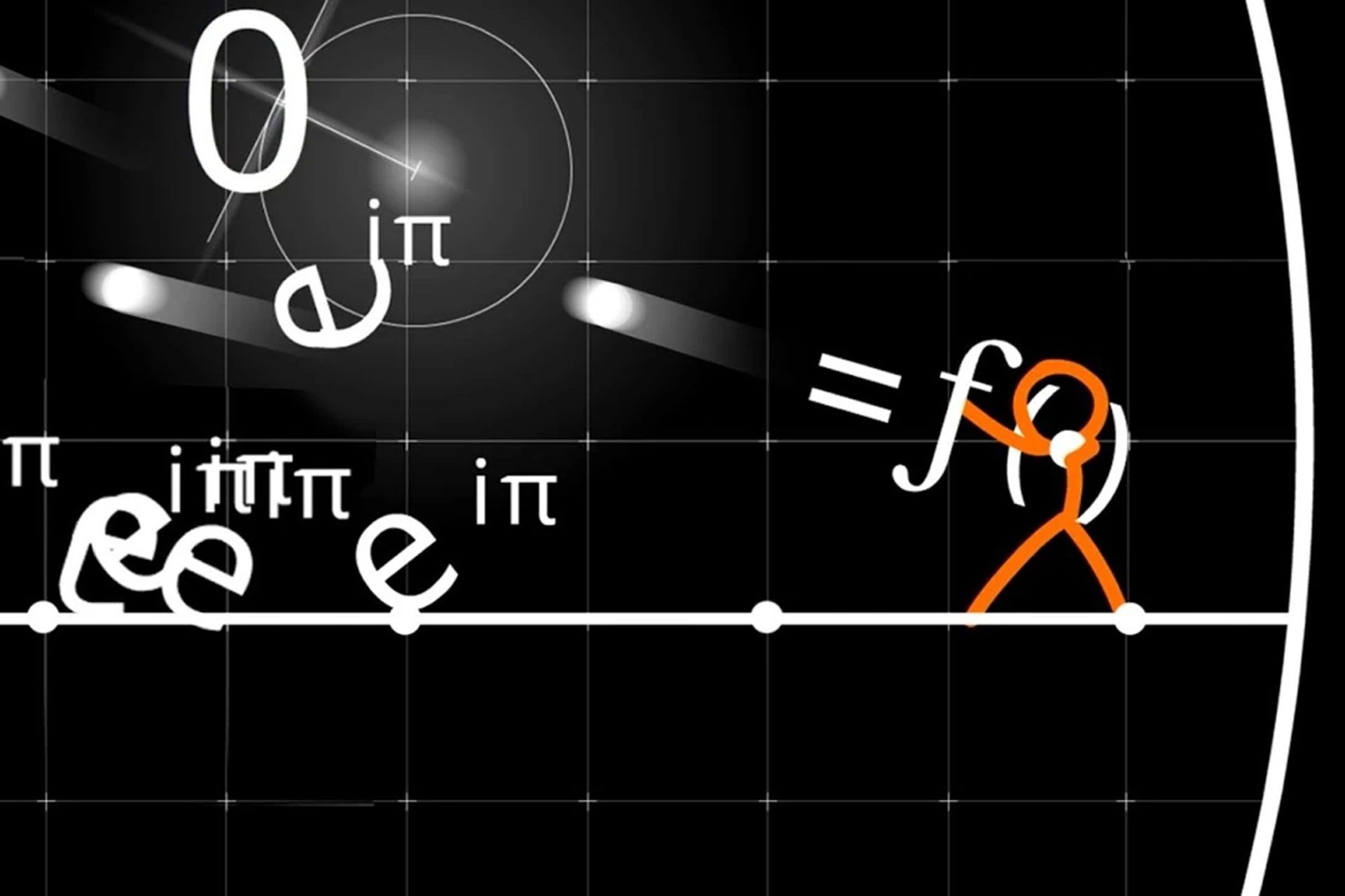 یک استیک من در حال تیر اندازی به سمت فرمول های ریاضی