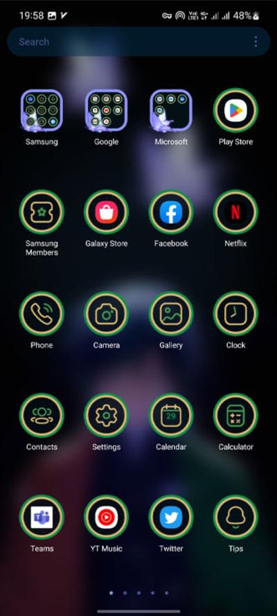 کشوی برنامه‌ها تم Anime Fantasy