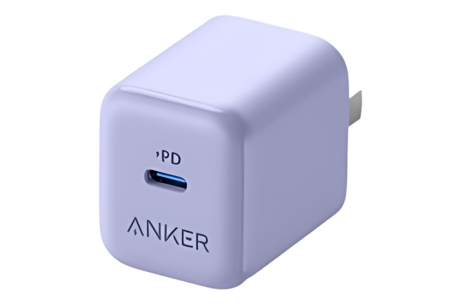 رنگ بنفش شارژر انکر Anker 312 A2678