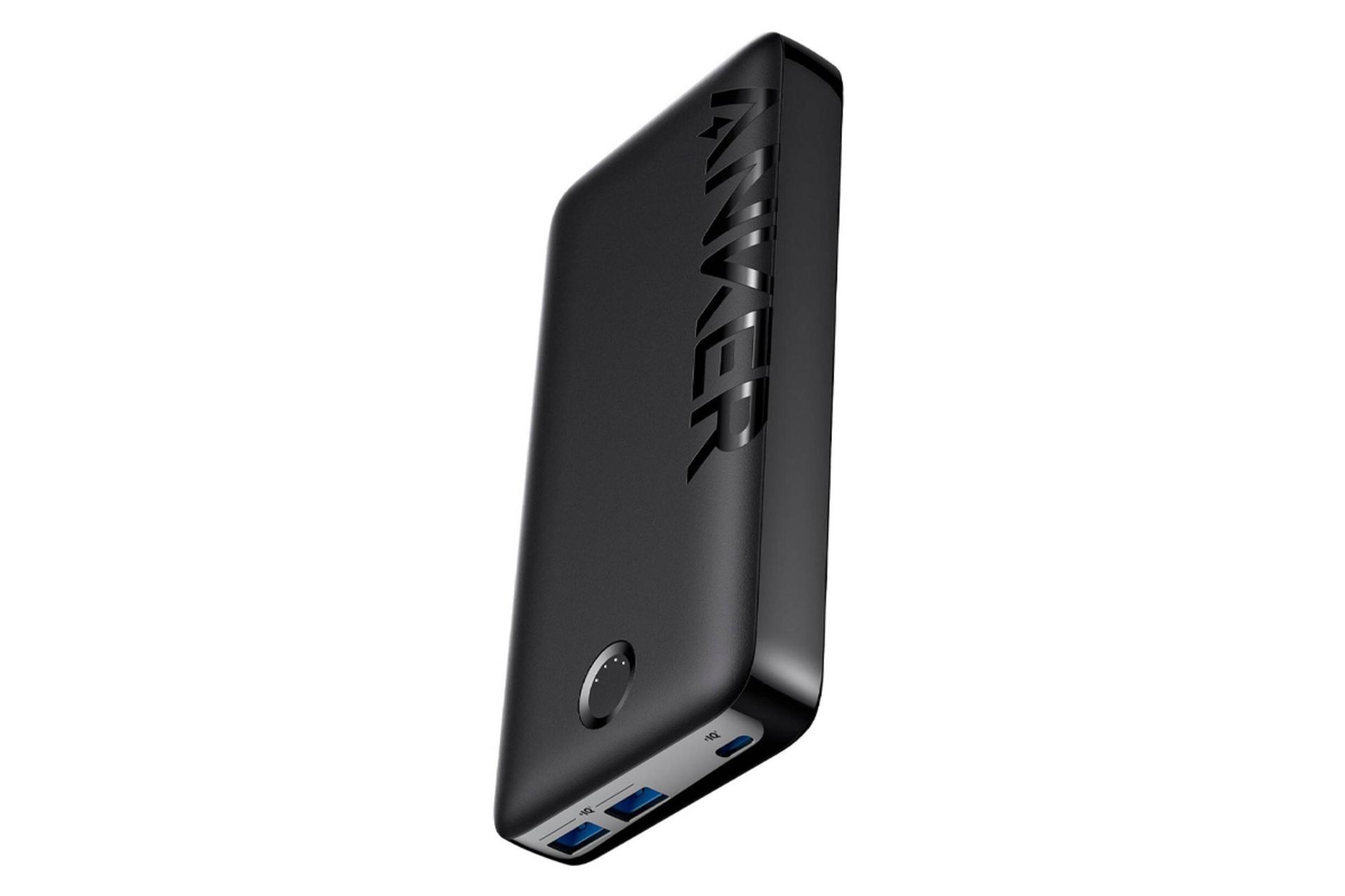 کانکتور و اتصال پاور بانک انکر 335 PowerCore 20K با ظرفیت 20000 میلی‌آمپر ساعت