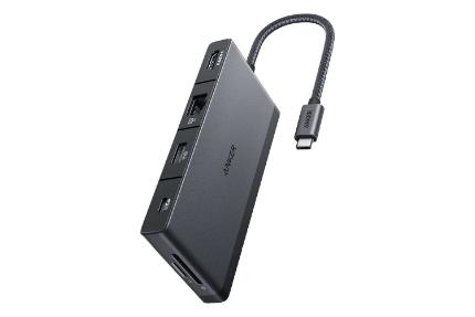 مرجع متخصصين ايران نماي جلوي هاب USB-C انكر 9 پورت مدل 552