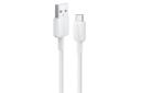 کابل شارژ USB انکر Type-A به Type-C مدل A81H6 322 با طول 1.8 متر سفید