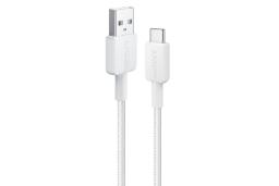 کابل شارژ USB انکر Type-A به Type-C مدل A81H6 322 با طول 1.8 متر سفید