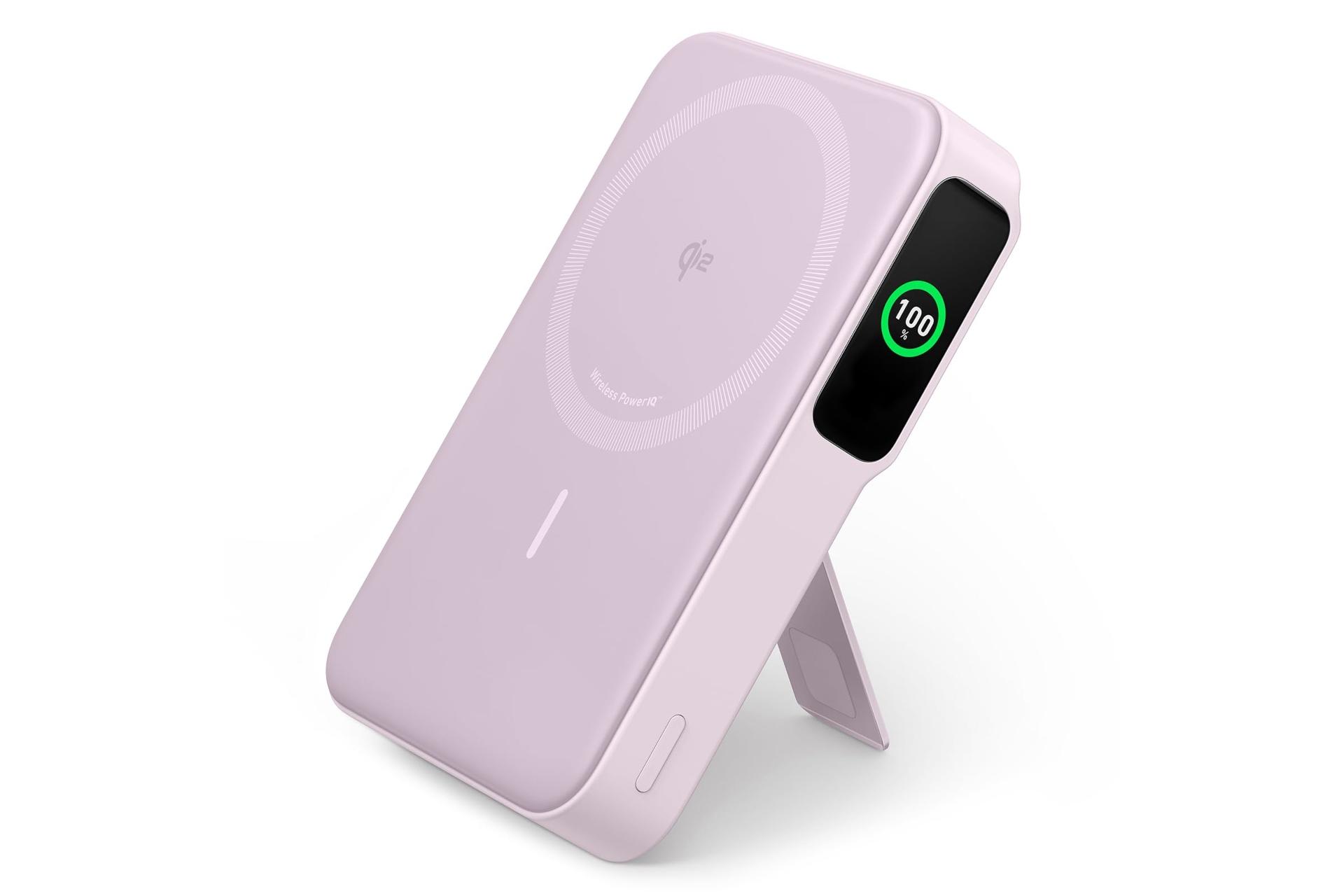 پاور بانک انکر Anker MagGo A1654 10000mAh صورتی