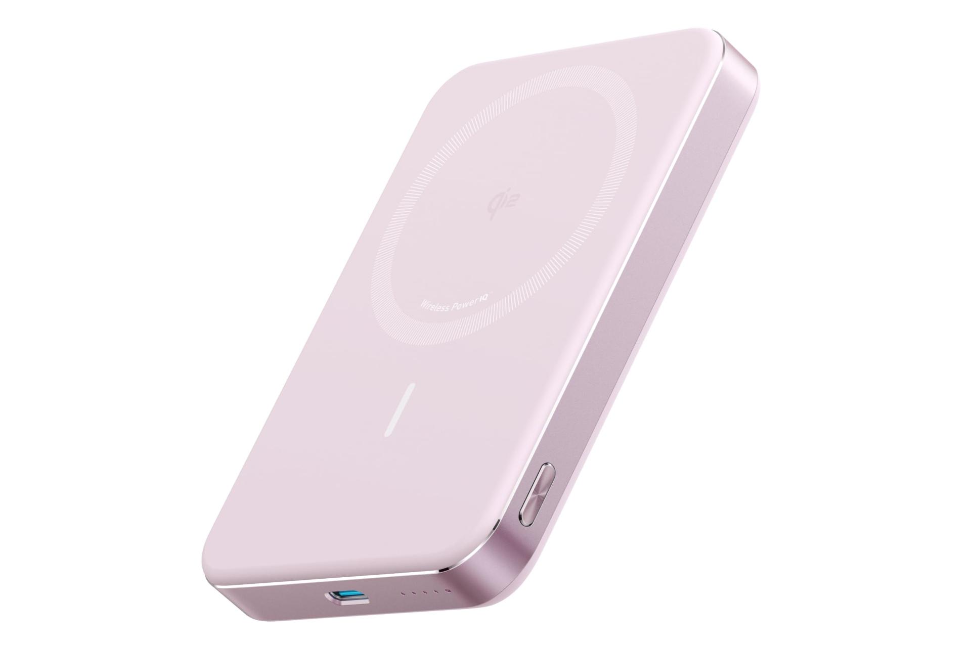 پاور بانک انکر Anker MagGo A1664 10000mAh صورتی