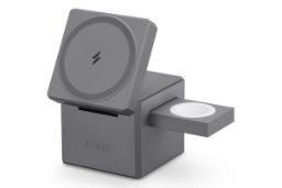 نمای قسمت پد شارژ مبایل، شارژر مکعبی انکر مدل-Anker MagSafe 3-in-1 Y1811