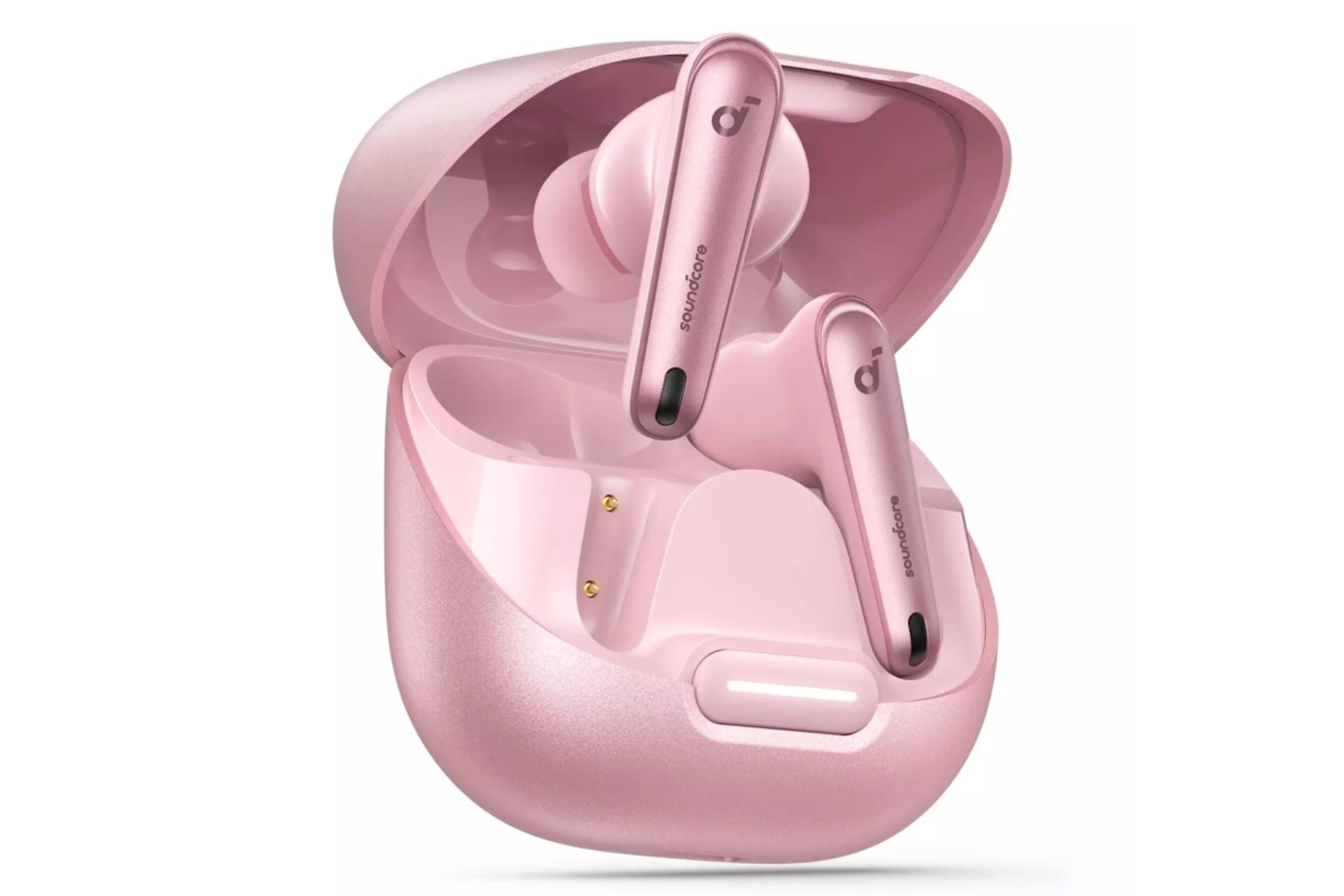 مرجع متخصصين ايران هدفون انكر SoundCore Liberty 4 NC رنگ صورتي