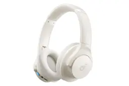 نمای سمت راست هدفون دور گوشی انکر SoundCore Q11i رنگ کرم