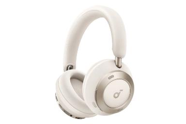 نمای سمت راست هدفون دور گوشی انکر SoundCore Space One Pro رنگ کرم