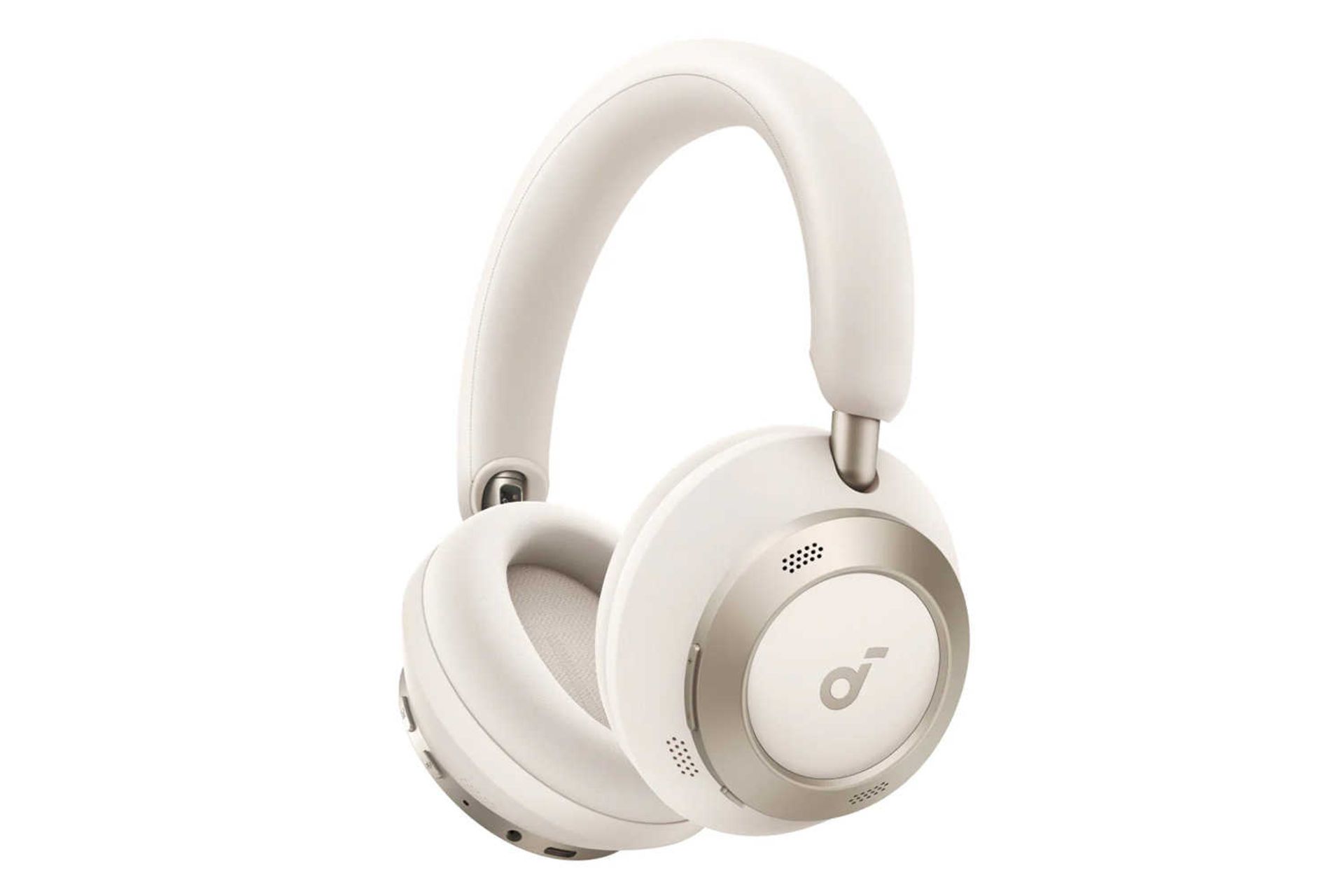 نمای سمت راست هدفون دور گوشی انکر SoundCore Space One Pro رنگ کرم