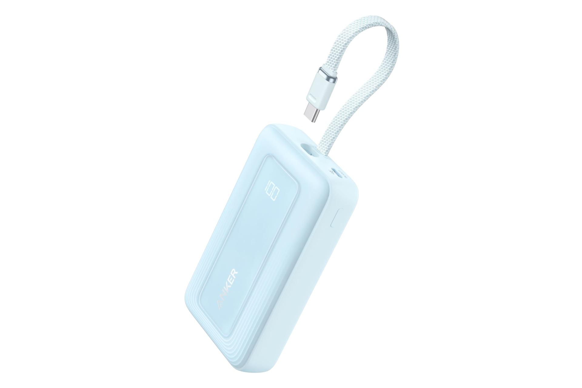 پاور بانک انکر Anker Zolo 20K 30W 20000mAh آبی روشن