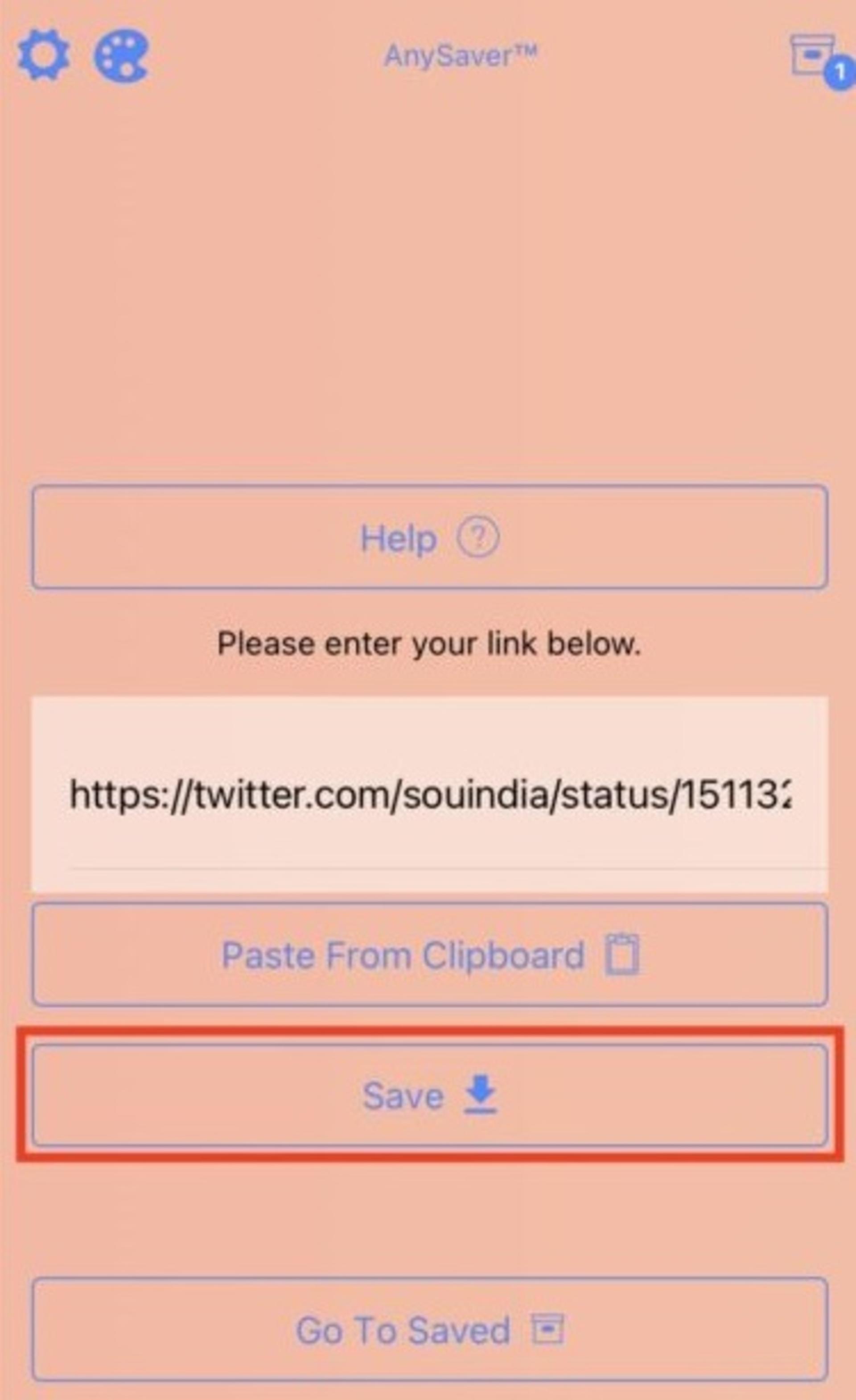 دانلود ویدیو از توییتر با anysave
