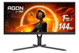 رزولوشن و کیفیت تصویر مانیتور ای او سی 34 اینچ مدل U34G3XM