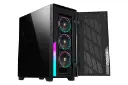 نمای نیمرخ کیس کامپیوتر گیگابایت AORUS C500 GLASS با تمرکز بر درب مگنتی پنل جلو