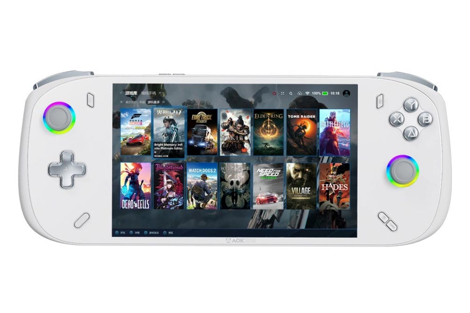 کنسول بازی دستی AOZOE A2 Ultra نمای جلو