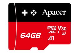 کارت حافظه اپیسر Apacer Gaming Card microSDXC Class 10 UHS-I U3 64GB