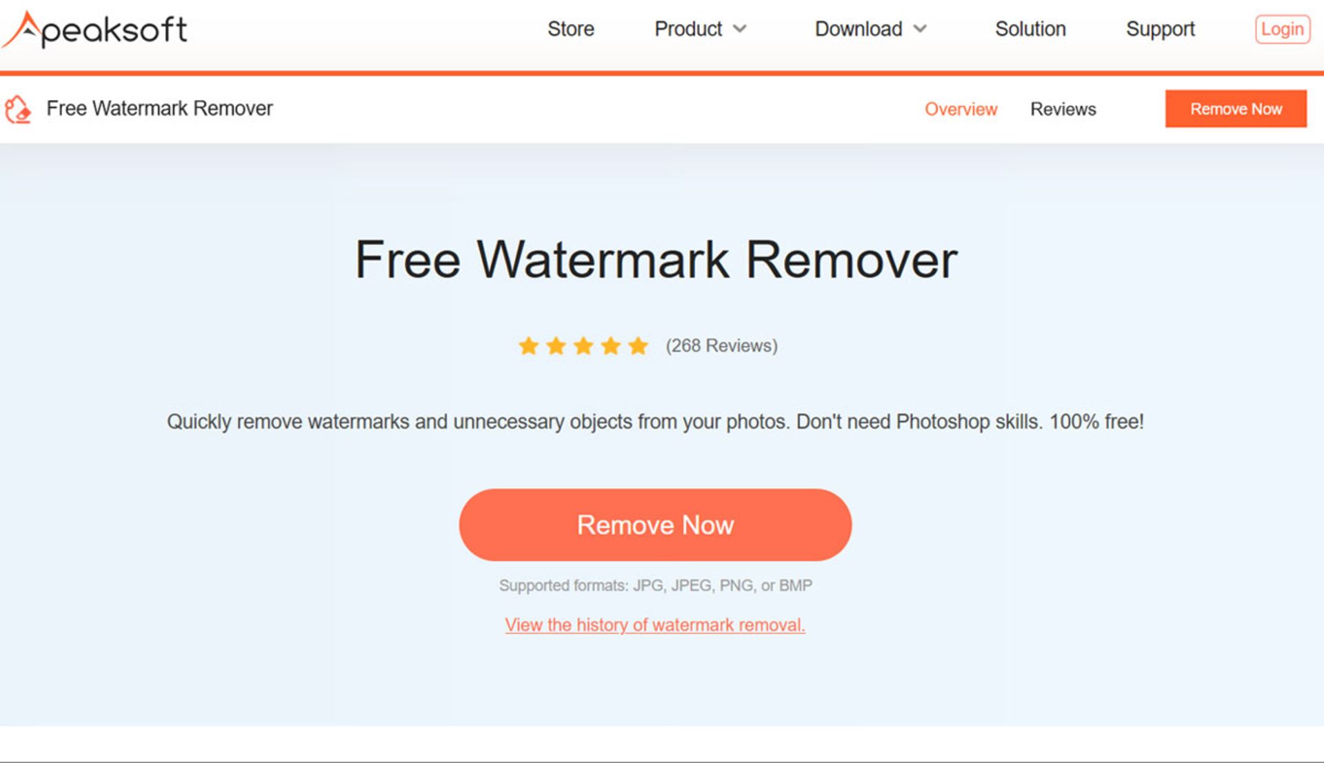 صفحه اصلی وب‌سایت Apeaksoft