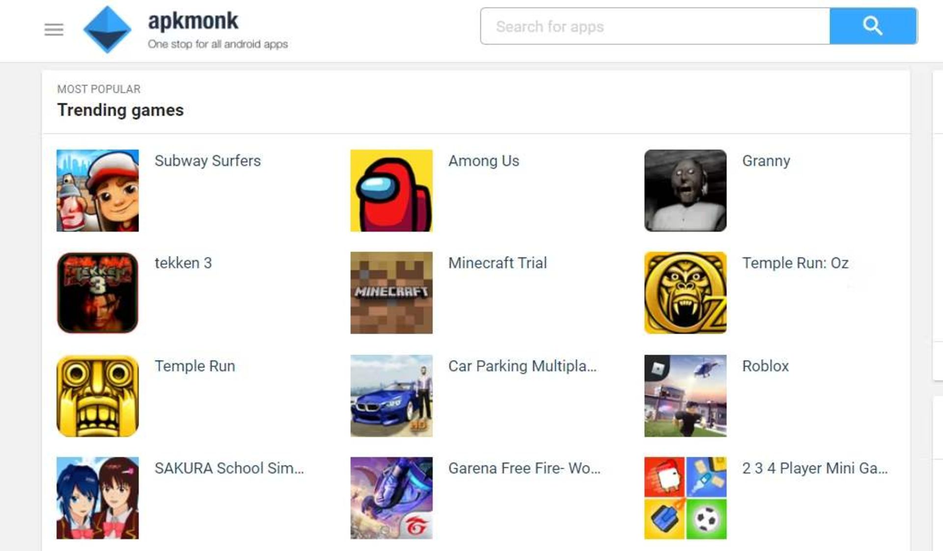 وب‌سایت APKmonk