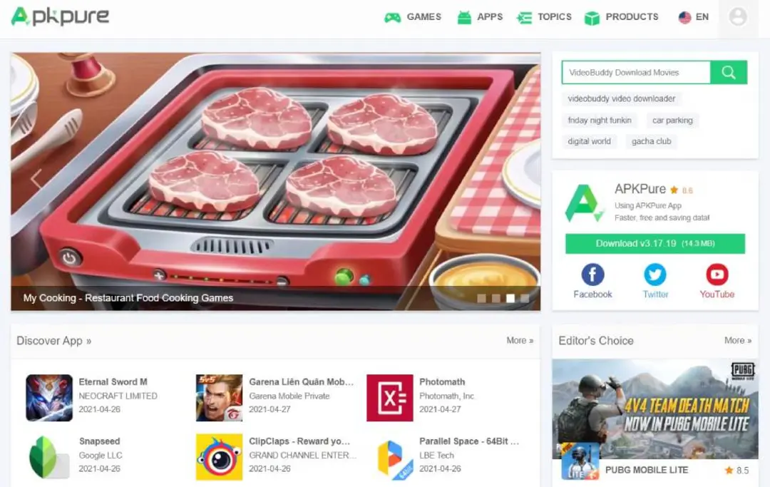 وب‌سایت APKPure