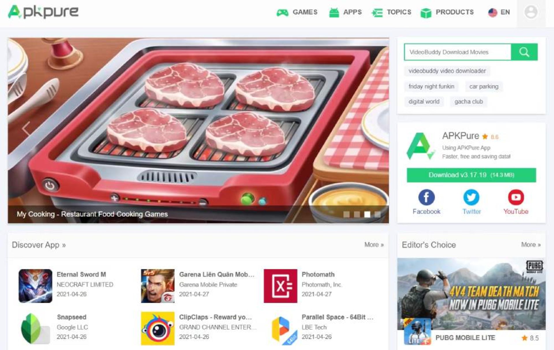 وب‌سایت APKPure