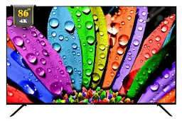 تلویزیون آپلاس TVQ86KA مدل 86 اینچ نمای روبرو