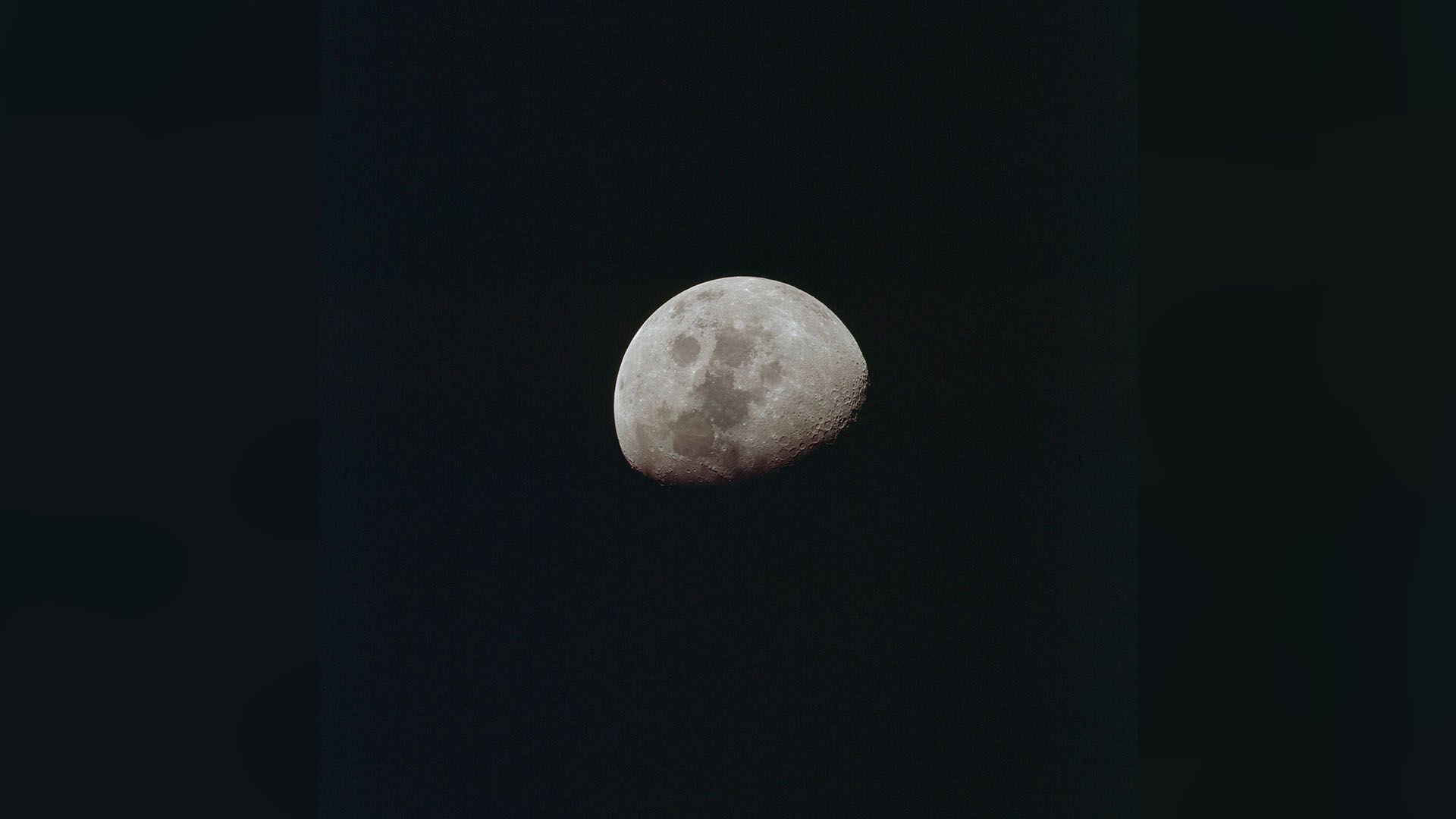 The moon from the perspective of Apollo 10