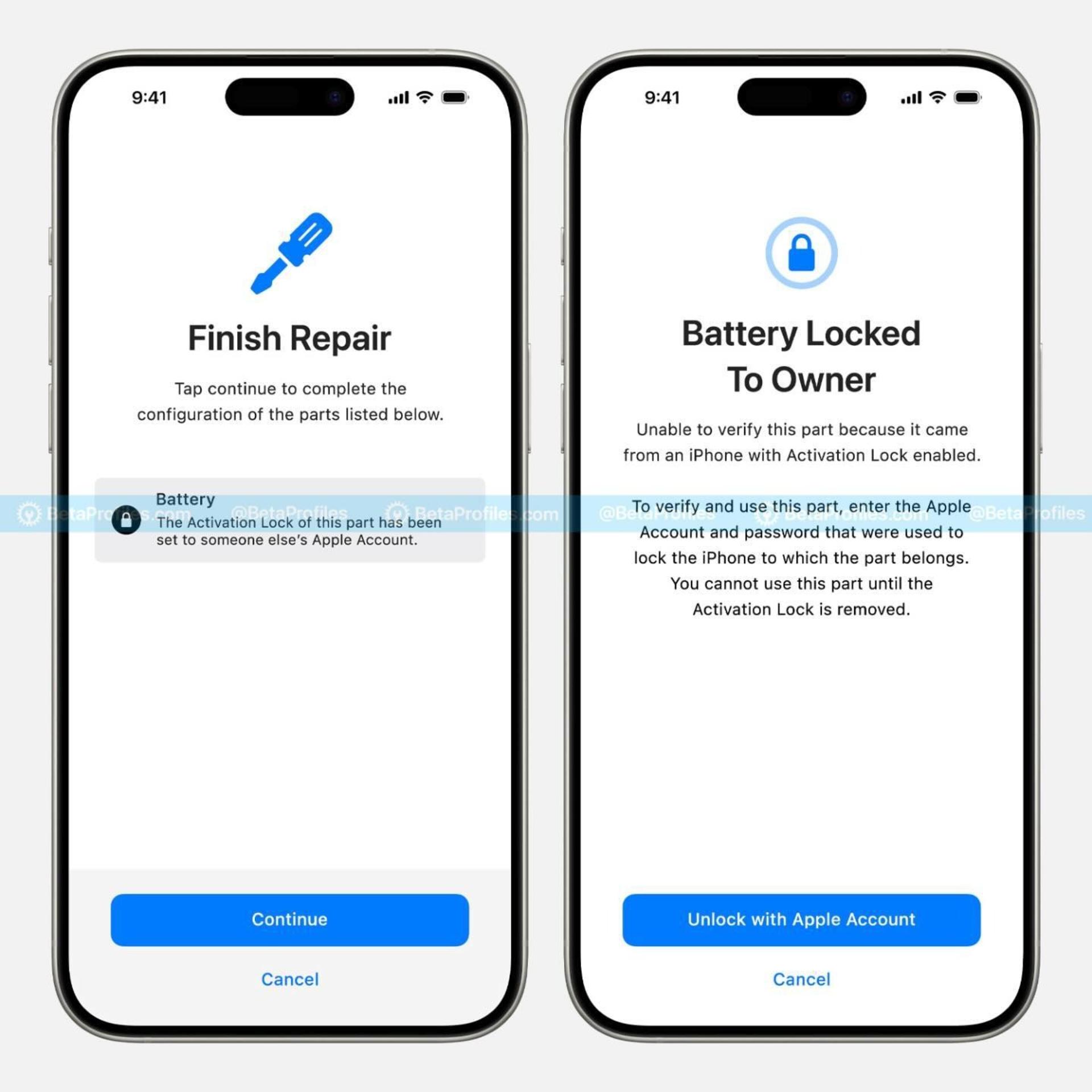 قابلیت Activation Parts در iOS 18