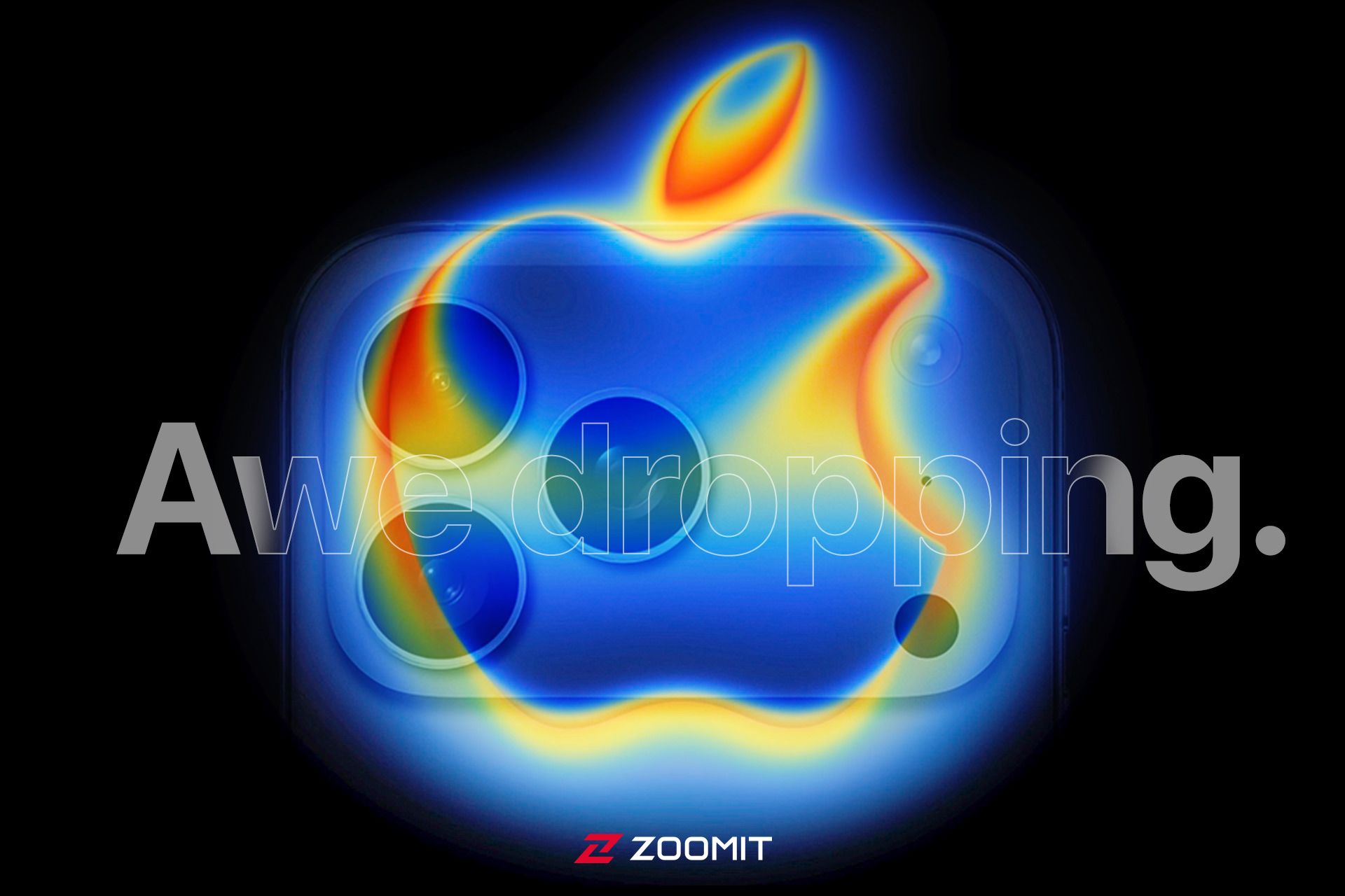 پوستر مراسم Awe dropping اپل طرح اختصاصی