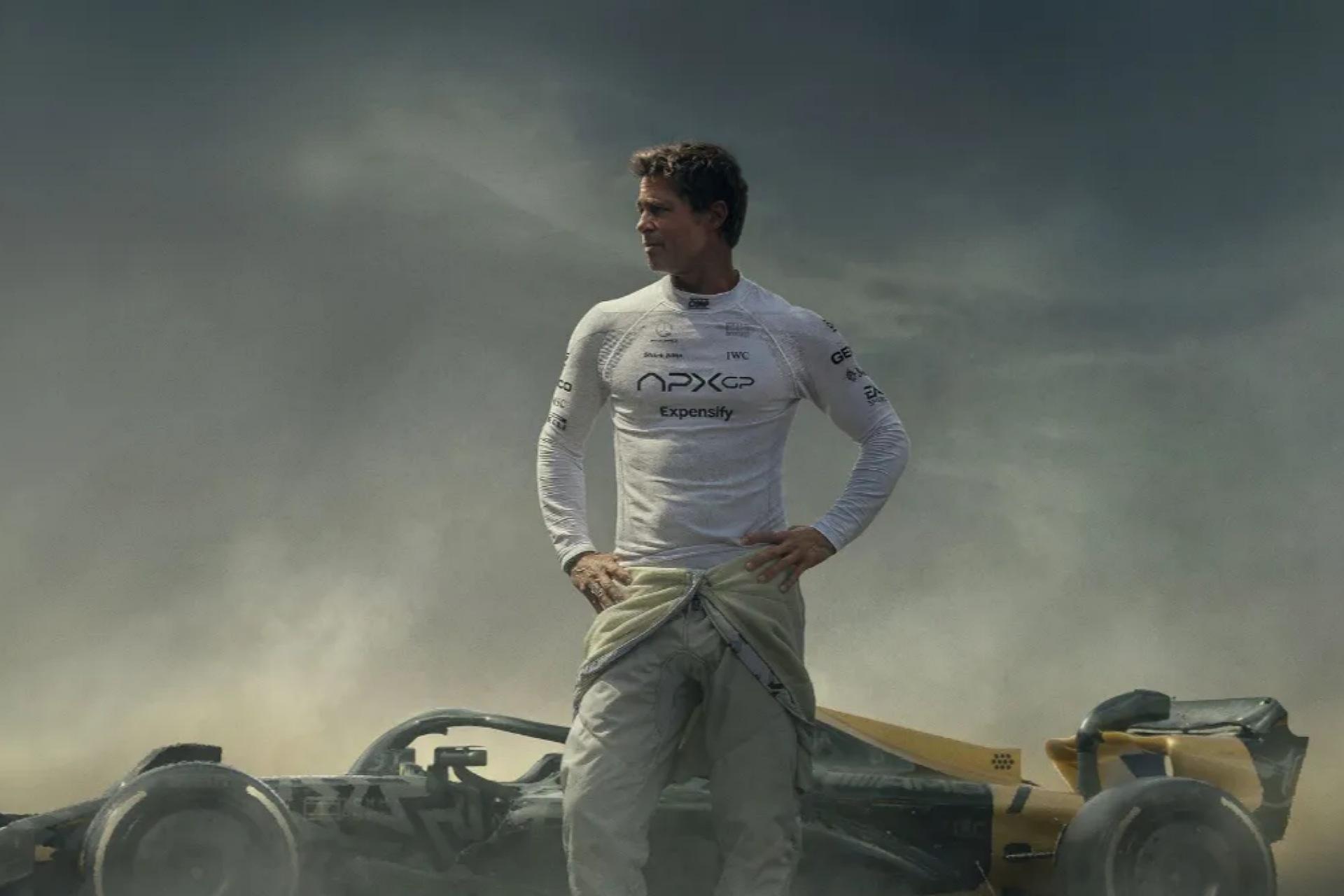 برد پیت در تریلر فیلم فیلم F1