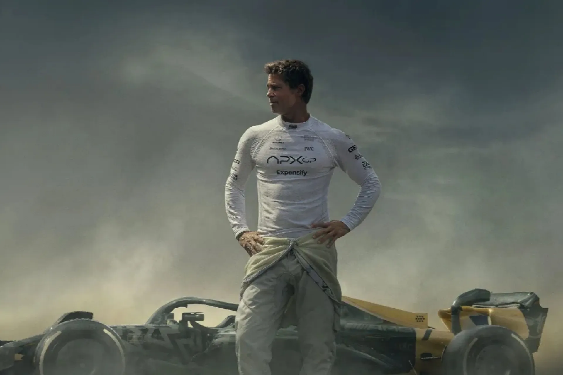 برد پیت در تریلر فیلم فیلم F1