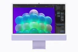 اپل آی مک Apple iMac 24 inch 2026 M6 رنگ بنفش