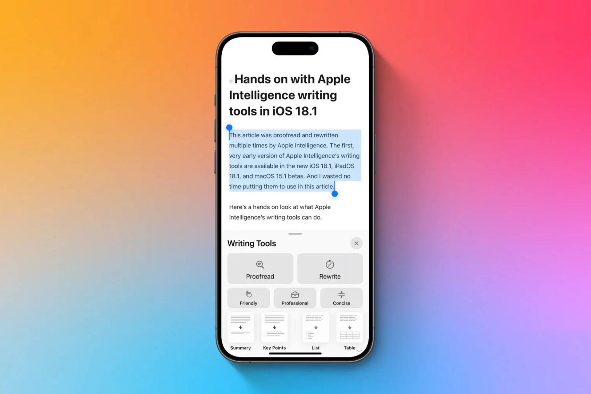 هوش مصنوعی اپل روی اپلیکیشن فیسبوک ios