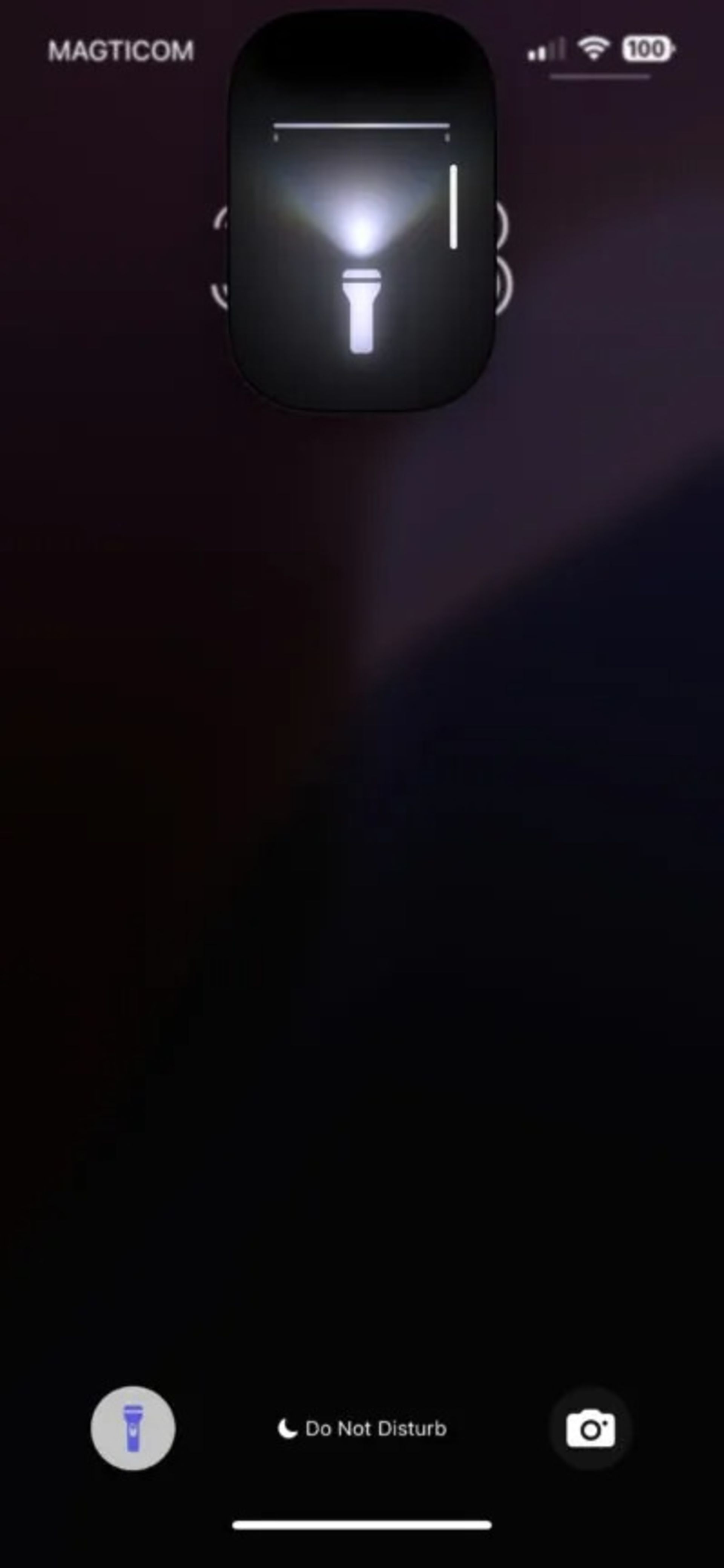 تغییر شدت نور و شعاع نور چراغ‌قوه‌ی آیفون در iOS 18