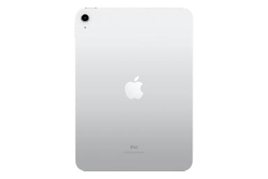 نمای پنل پشت تبلت آیپد 10.9 اپل نسخه 2022 / Apple iPad 10.9 2022 با نمایش دوربین و لوگو رنگ نقره‌ای