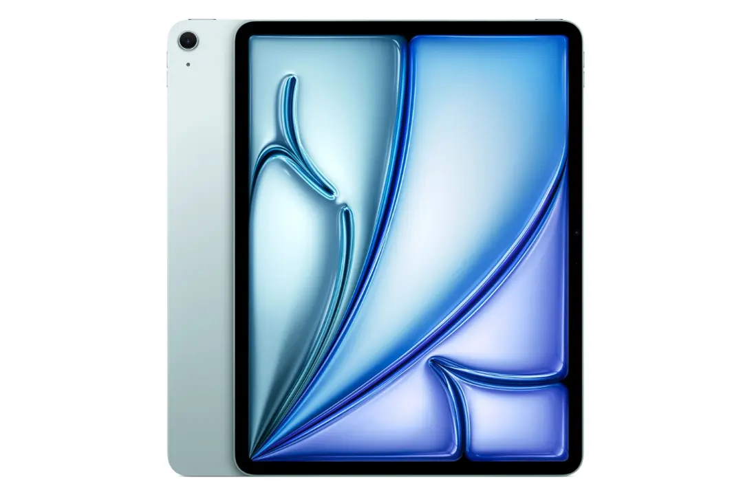 پنل جلو و پشت تبلت آیپد ایر 13 اپل نسخه 2026 آبی روشن / Apple iPad Air 13 2026