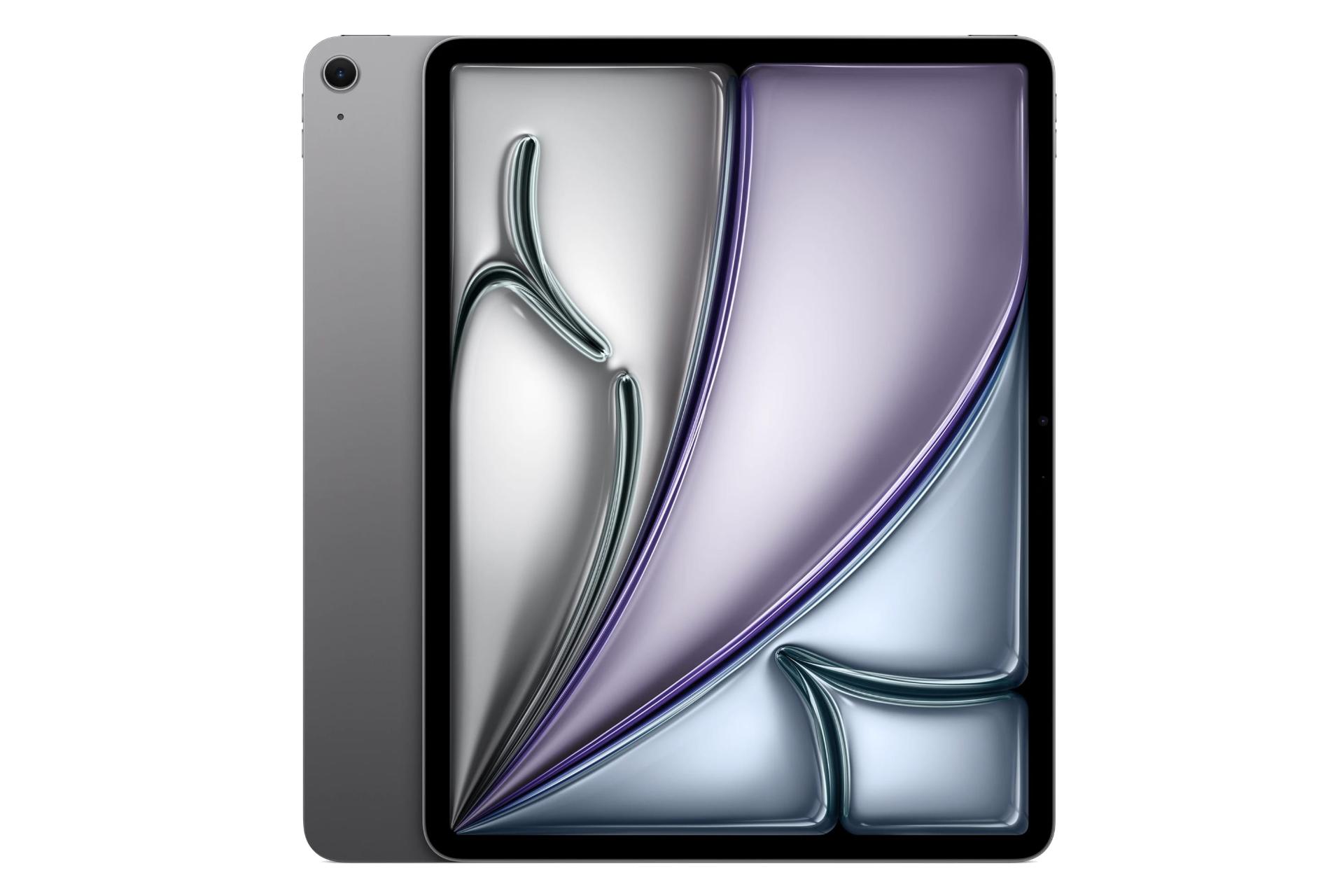 پنل جلو و پشت تبلت آیپد ایر 13 اپل نسخه 2026 خاکستری / Apple iPad Air 13 2026