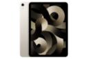 نمای کلی تبلت آیپد ایر 2022 اپل / Apple iPad Air 2022 با نمایشگر روشن و نمایش دوربین پنل پشت رنگ کرم