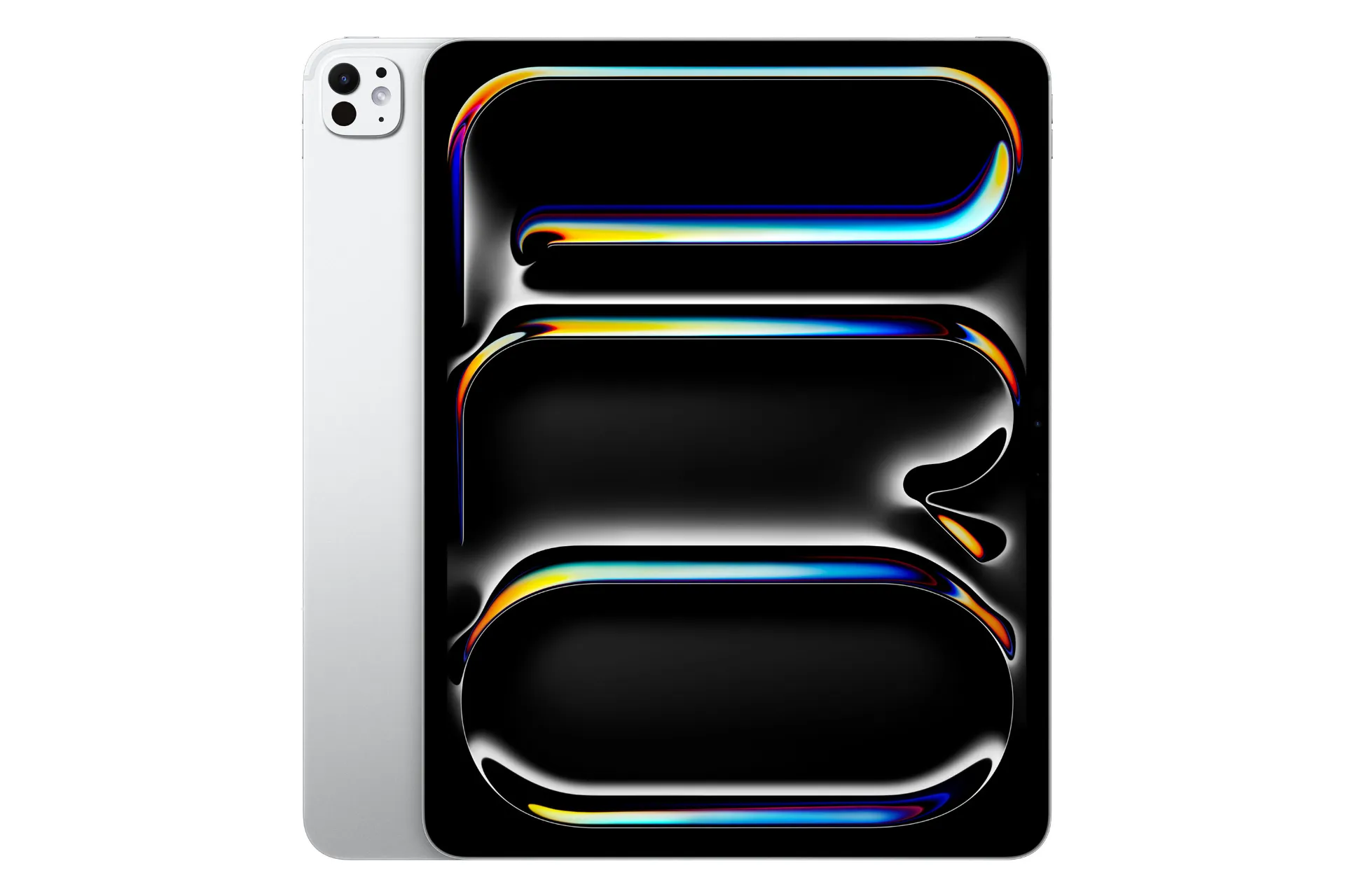 پنل جلو و پشت تبلت آیپد پرو 13 اپل نسخه 2024 نقره ای / Apple iPad Pro 13 2024