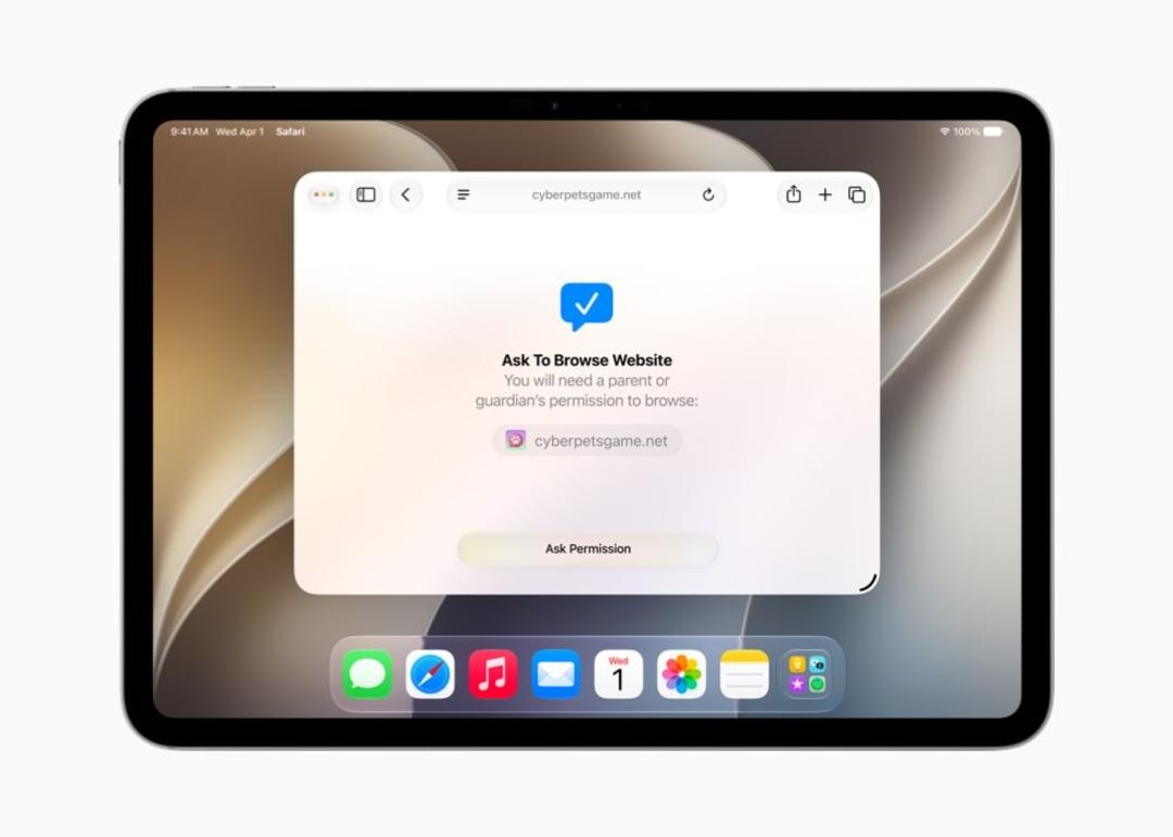 قابلیت حفاظت از حساب کودکان در آیپد iPadOS 27