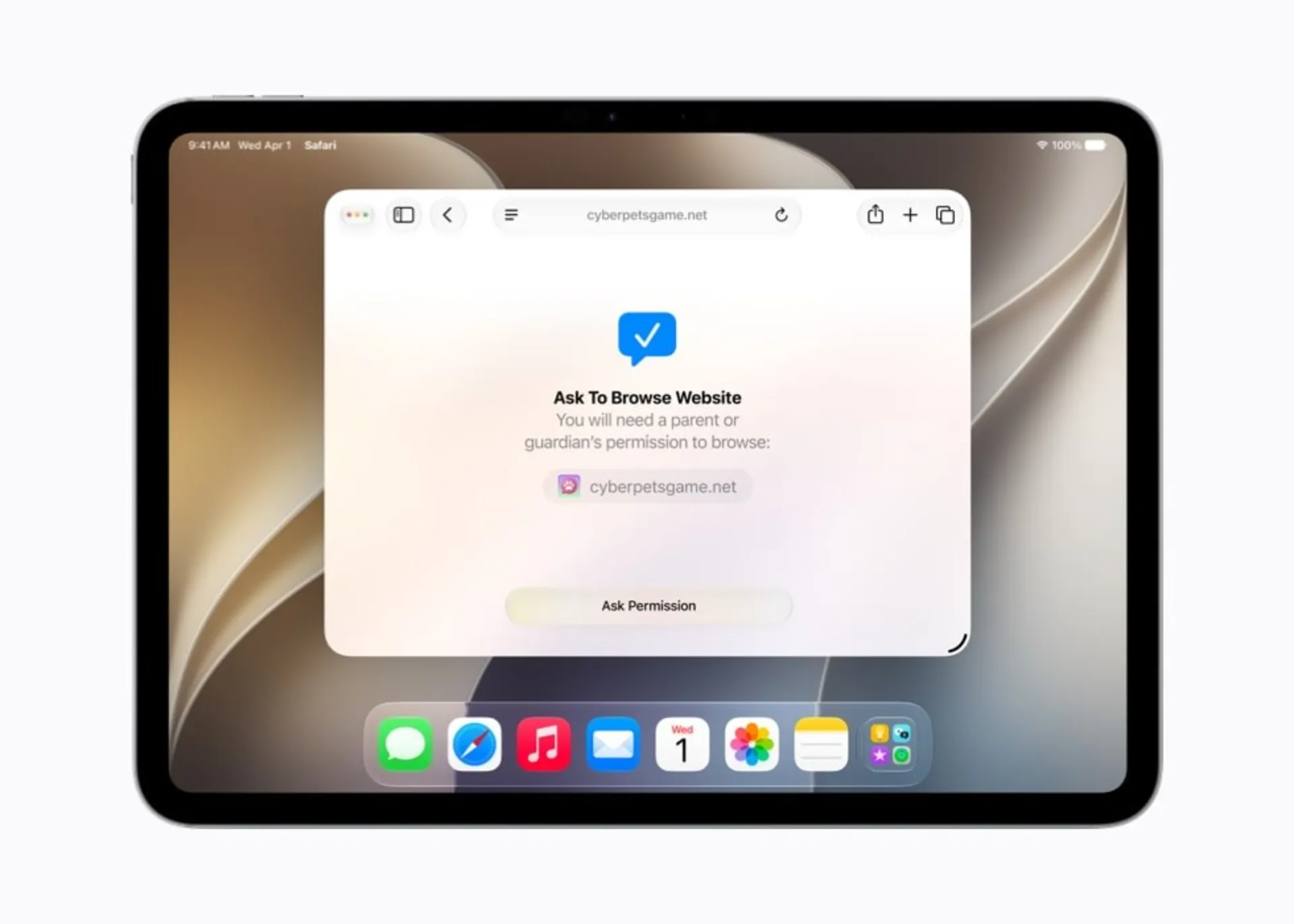 قابلیت حفاظت از حساب کودکان در آیپد iPadOS 27