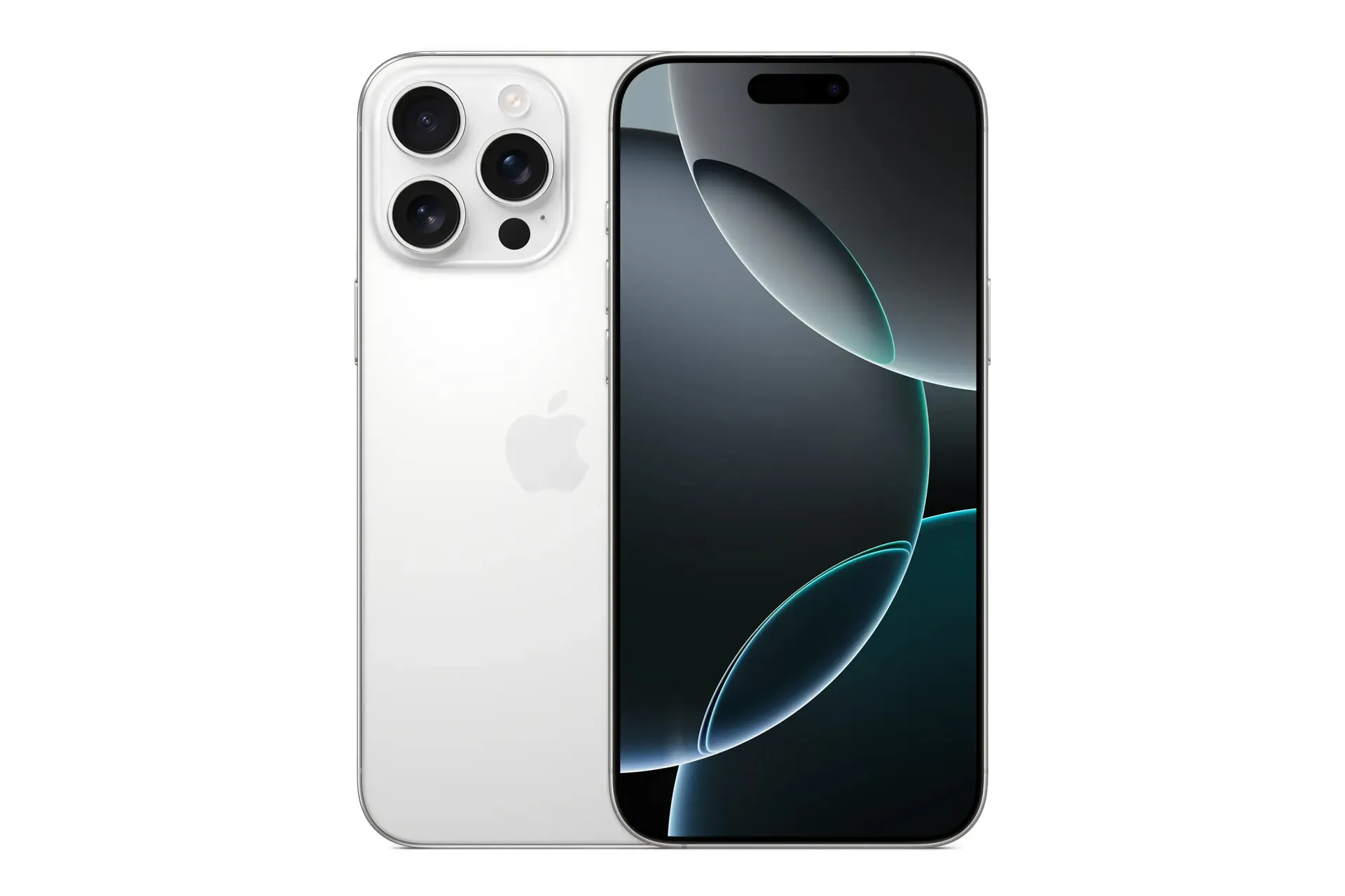 پنل جلو و پشت گوشی موبایل آیفون 16 پرو مکس اپل سفید / Apple iPhone 16 Pro Max