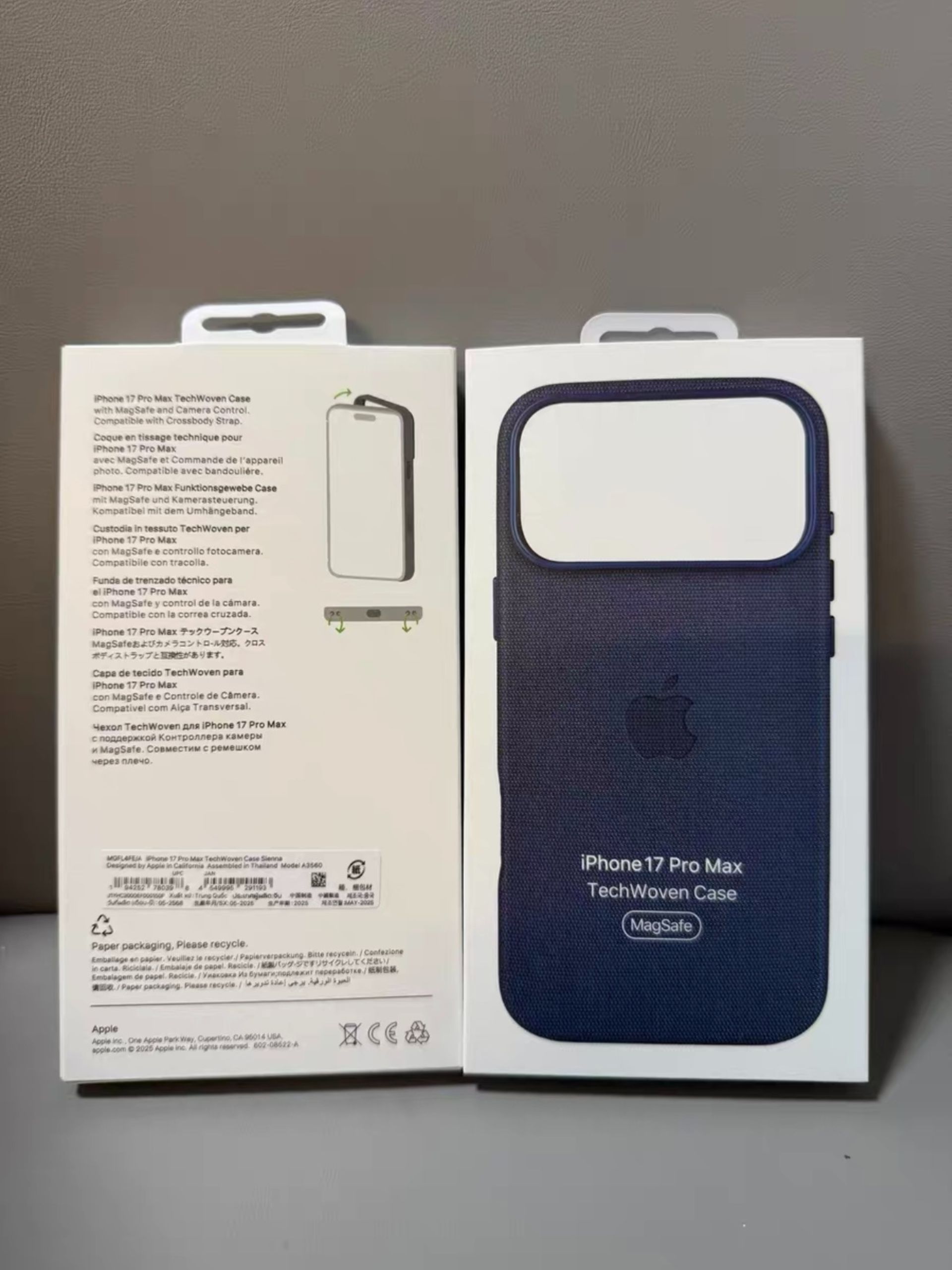 جعبه‌ی قاب آیفون ۱۷ پرو مکس