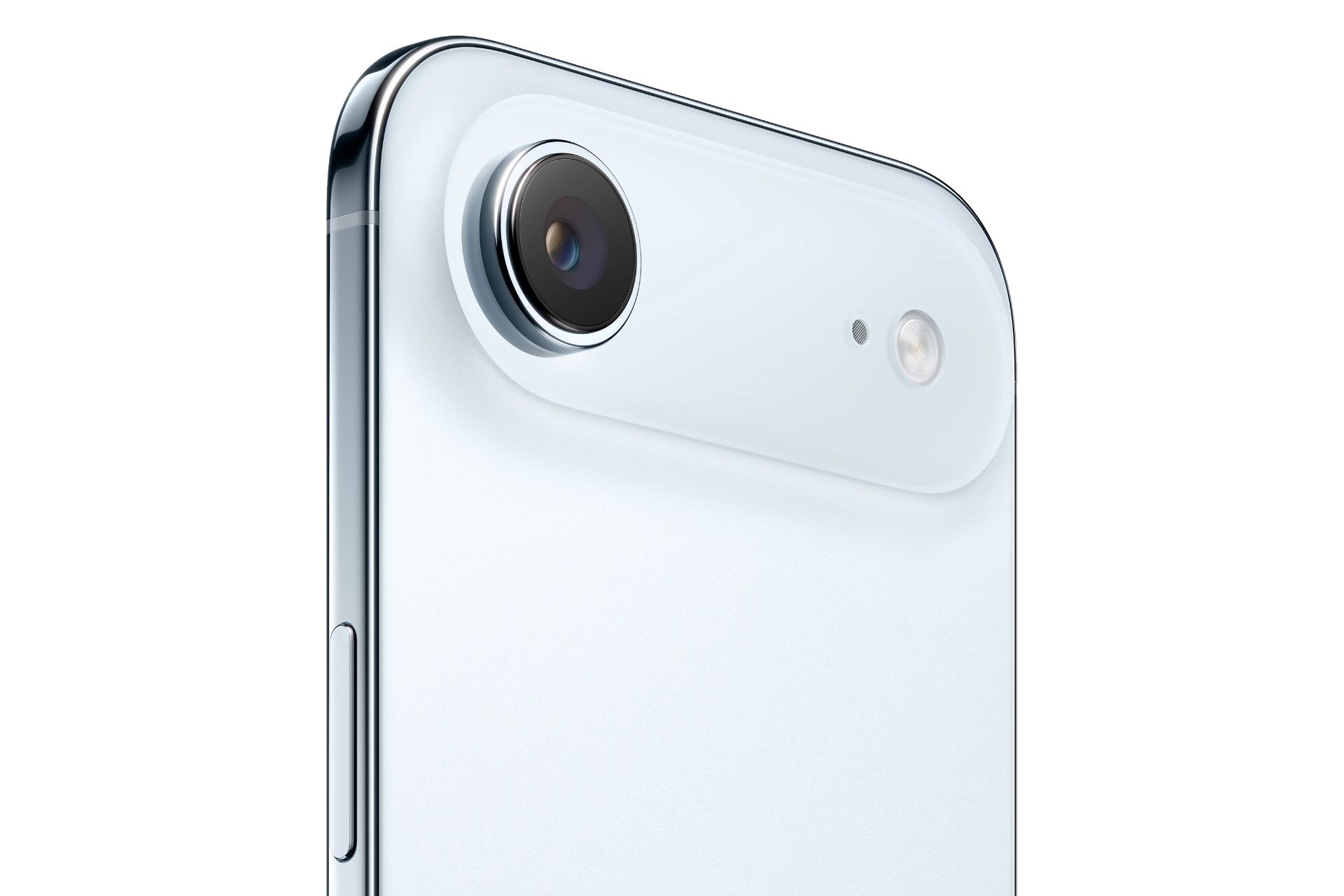 گوشی موبایل اپل آیفون ایر رنگ آبی نمای پشت و چینش دوربین ها Apple iPhone Air