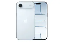 گوشی موبایل اپل آیفون ایر رنگ آبی نمای پنل جلو و پشت Apple iPhone Air